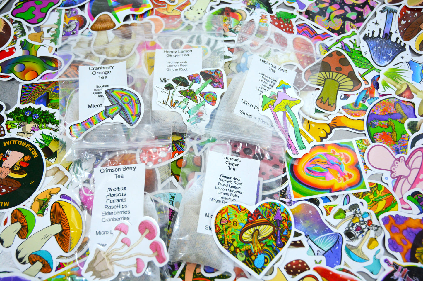 Sticker + FREE Tea Sample Pack