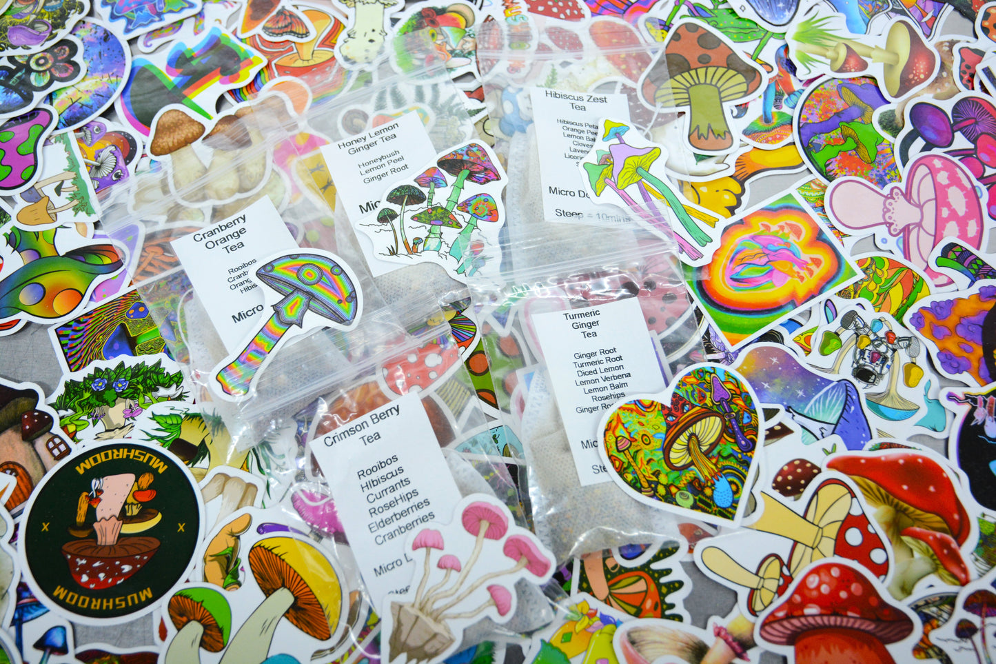Sticker + FREE Tea Sample Pack